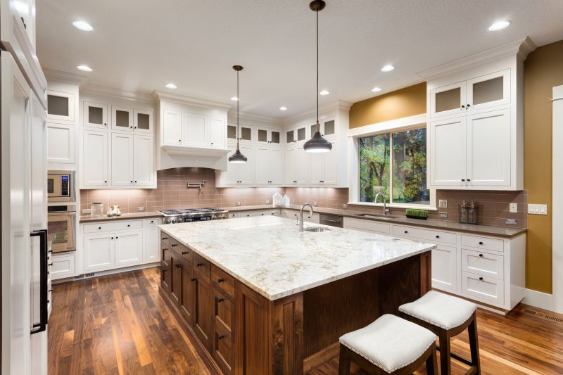 Kitchen Island with Granite Surface