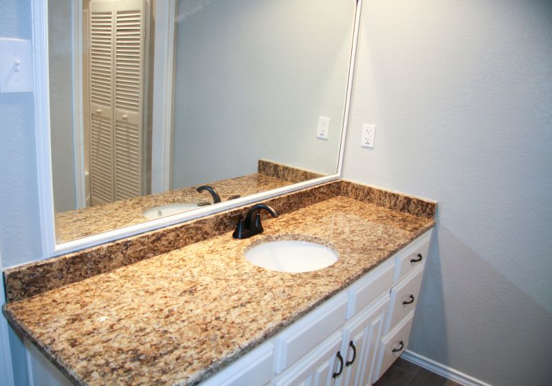 Bathroom Remodel Featuring Granite